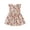 Beige, variant on Girls Lightweight Breathable Summer Dress Baby Girl Independence Day Flag Bow Printed Dress (1-5Y)