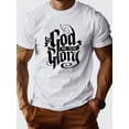 thumbnail image 1 of 1 pc, 100% cotton T-shirt, GOD GLORY Pure Cotton Men's Tshirt Comfort Fit Tee For Adult, Men, Women, Teen, Teenager, Adolescent,Youth, 1 of 6