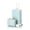 Sky Blue, variant on Floral Vintage Suitcases and Trunk, 24" TSA Lock Cute Spinner Luggage Set 2 Piece for Women with 13" Train Case, Sky Blue
