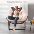 thumbnail image 2 of Outdoor Rocking Chair, Patio Oversized Wicker Egg Rocking Chair, Indoor & Outdoor Comfy Rocker Chair with Thick Cushion, Modern Lounge Chair for Balcony, Front Porch, Garden, Backyard, Deck, 2 of 10