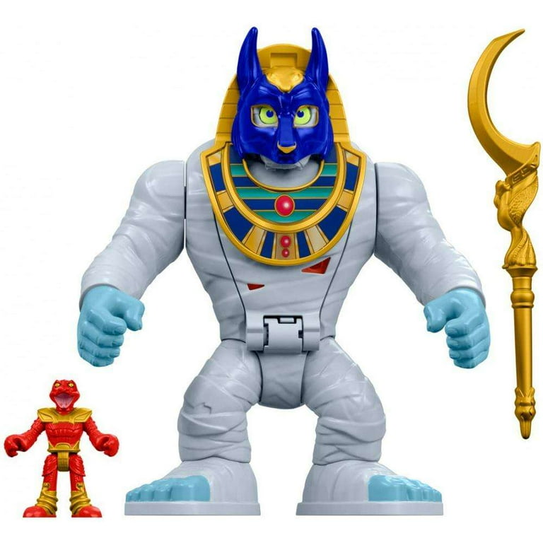 Imaginext Mummy Serpent King Figure Set with Staff Accessory