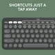 thumbnail image 4 of Teclado inalámbrico Logitech Pebble Keys 2 K380s Bluetooth 5.1, 4 of 9