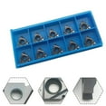 thumbnail image 4 of Lefu 10pc 16ER AG60 SMX35 Inserts de Filetage en Carbure CNC Indexables pour Acier Inoxydable, 4 of 10