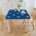 thumbnail image 3 of nygtbtfer Blue Red Tablecloth, Fitted Table Cover with Elastic for Tables, Star Country Table Cloth Outdoor Indoor Dinning Party Tablecloths, 3 of 7