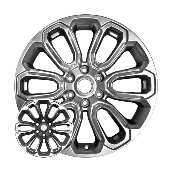 Dodge RAM 1500 4x4 Wheel 2019 20" Factory OEM Silver 5YD581D5AA