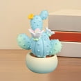 thumbnail image 5 of Sokhug Fake Cactus, Mini Potted Artificial Cactus, Small Fake Succulents for Bathroom Home Shelf Decor, Low Maintenance Fake Plants, Realistic Faux Plant for Office Desk, 5 of 6