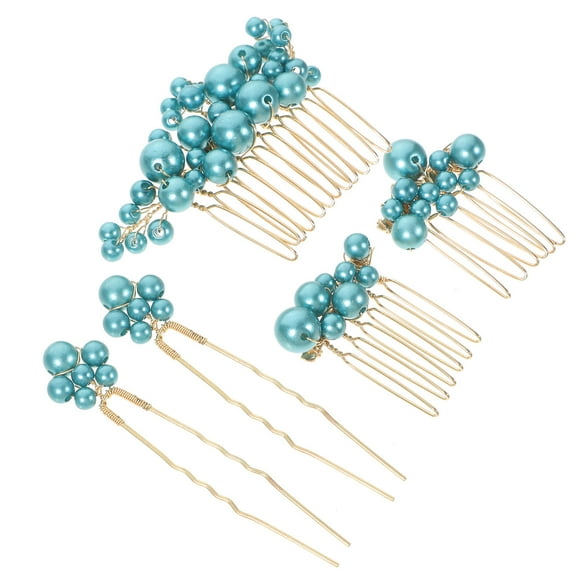 FRCOLOR  Wedding Hair Accessories for Brides Bridesmaid Mother Green