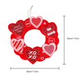 thumbnail image 5 of Letrero colgante de madera del día de San Valentín para la decoración del hogar del aniversario del banquete de boda XBTCLXEBCO corazón, 5 of 5