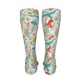 thumbnail image 6 of Yiaed Wild Sea Life Print Great elasticity Adult Stockings Sports socks for Men and Women-One Size, 6 of 8