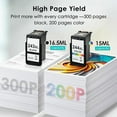 thumbnail image 3 of Eco-Friendly Ink Cartridge Replacement for Canon 243 244 243XL 244XL PG-243 CL-244 Black and Color 2 Pack Compatible for TR4520 MG2522 TR4522 TS3320 TS3120 TS202 MX492 MG2922 MG3020 Printer, 3 of 9