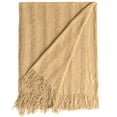 thumbnail image 5 of Decorative Throw Blanket - 50x60in Soft Knit with Delightful Fringe Edges for a Sophisticated and Cozy Touch to Your, 5 of 8