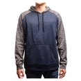 thumbnail image 2 of Burnside Men's Go Anywhere Performance Fleece Pullover 3XL NAVY/HTH CHAR, 2 of 3