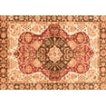 thumbnail image 1 of Ahgly Company Indoor Rectangle Abstract Orange Modern Area Rugs, 8' x 10', 1 of 4