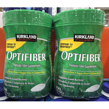Kirkland Signature Optifiber Prebiotic Fiber Supplement 26.8oz 760g (2 Bottles)