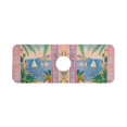 thumbnail image 7 of Yayeee Faucet Mat for Kitchen Sink 14.7" Diatomite Long Splash Guard Pad, Pink Seaside Boat, 7 of 7