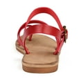 thumbnail image 3 of Journee Collection Womens Vasek Ankle Strap Flat Sandals, 3 of 5