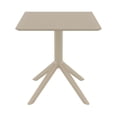 thumbnail image 5 of Compamia Lucy Outdoor Bistro Set 3 Piece with 27 inch Table Top Taupe, 5 of 7