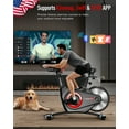 thumbnail image 5 of HARISON Semi-Commercial Exercise Bike with 36 Levels Resistance,  Workout Bike with 400 lb Capacity, Stationary bike with 2 in 1 LED Display for Resistance Control and Bluetooth, 5 of 11
