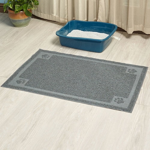 Oversized Cat Litter Box MatsLargeGray