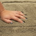 thumbnail image 4 of Mohawk Home Regency Plush Stain/Fade Resistant Non-Slip Machine Washable Bath Mat, Taupe, 1'5" x 2', 4 of 9