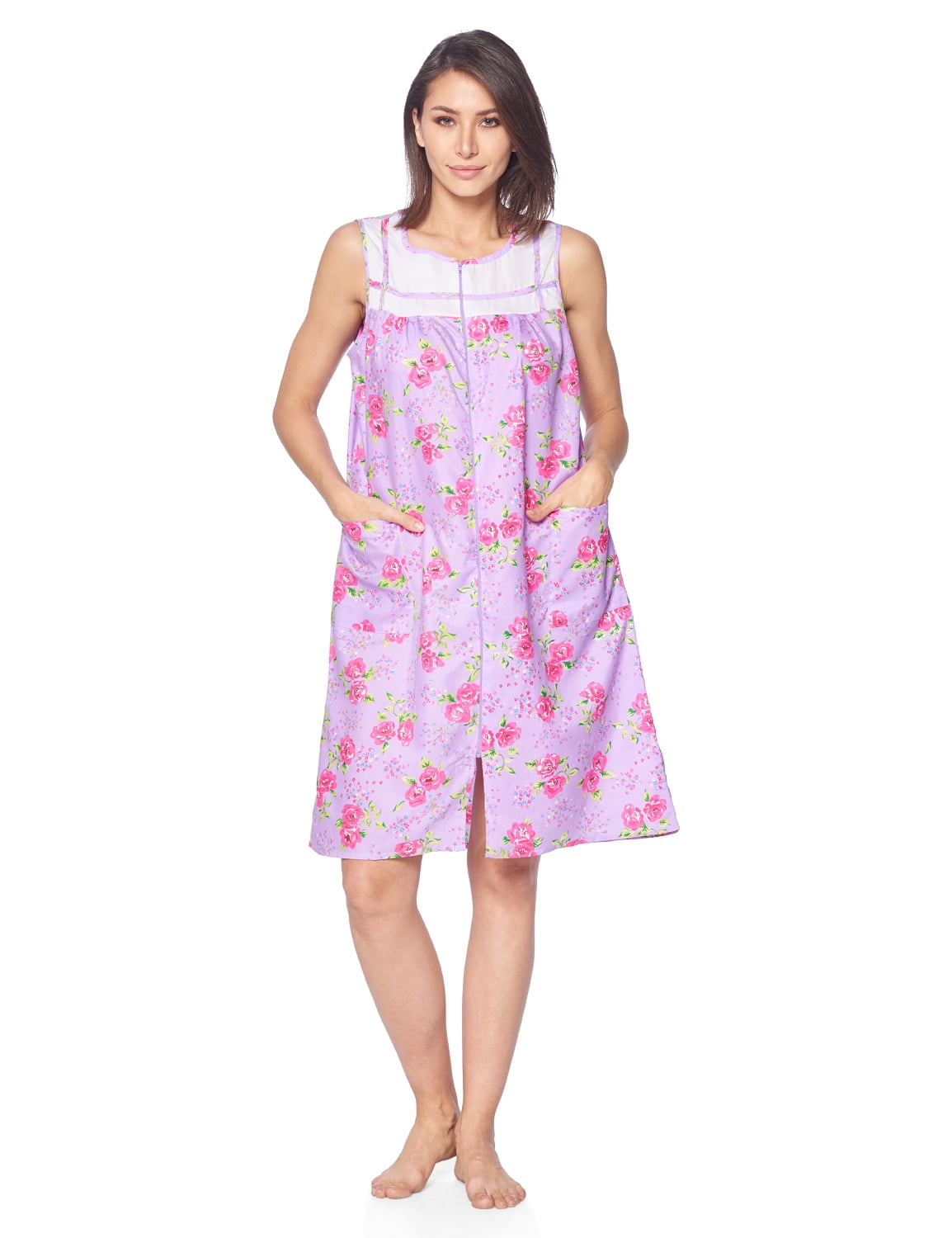 sleeveless duster robe