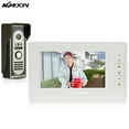 thumbnail image 4 of Zootealy Sonnette d'Intercom Vidéo Filaire de 7 Pouces avec Vision Nocturne Infrarouge - Norme Américaine - Logo Inclus, 4 of 6
