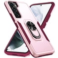 thumbnail image 1 of [PST] Samsung Galaxy S23 Plus (6.6") Ring Case, Dual Layers Heavy Duty Magnetic Hard Kickstand Case with Ring Stand, 1 of 5
