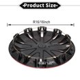 thumbnail image 4 of Unique Bargains 4Pcs R16/16 Inch Universal Wheel Rim Hub Cover Wheel Hub Caps Red Black Plastic, 4 of 7