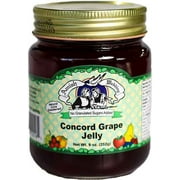 Amish Wedding Foods No Granulated Sugar Jam, 2-Pack 9 oz. Jars (Concord Grape)