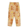 thumbnail image 5 of Bingfone Pajamas For Women,Pineapples Pajama Pants With Pockets-Large, 5 of 9