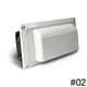thumbnail image 1 of Caravana Autocaravana Remolque Ventilación de aire lateral Ventilador de escape Rv Blanco Dc 25w para caravana Remolque Barco Yate marino,blanco. Afortunado Sencillez, 1 of 5