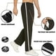 thumbnail image 3 of Men's full length zip training pants, jogging pants, tear-off pants, casual pants, loose casual sportswear with pockets WHBYV, 3 of 5