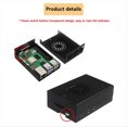 thumbnail image 4 of Carcasa Metálica para 5 de Aleación de Aluminio Compatible con para Disipador Activo con Radiador de Cobre Puro para RPI 5 Pi5., 4 of 5