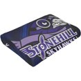 thumbnail image 6 of Stonehill College Logo Fleece Blanket, Very Soft Microfiber Flannel Blanket for Couch Warm and Cozy for All Seasons, Black, 6 of 6