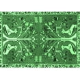 thumbnail image 1 of Ahgly Company Indoor Rectangle Persian Emerald Green Traditional Area Rugs, 2' x 3', 1 of 4