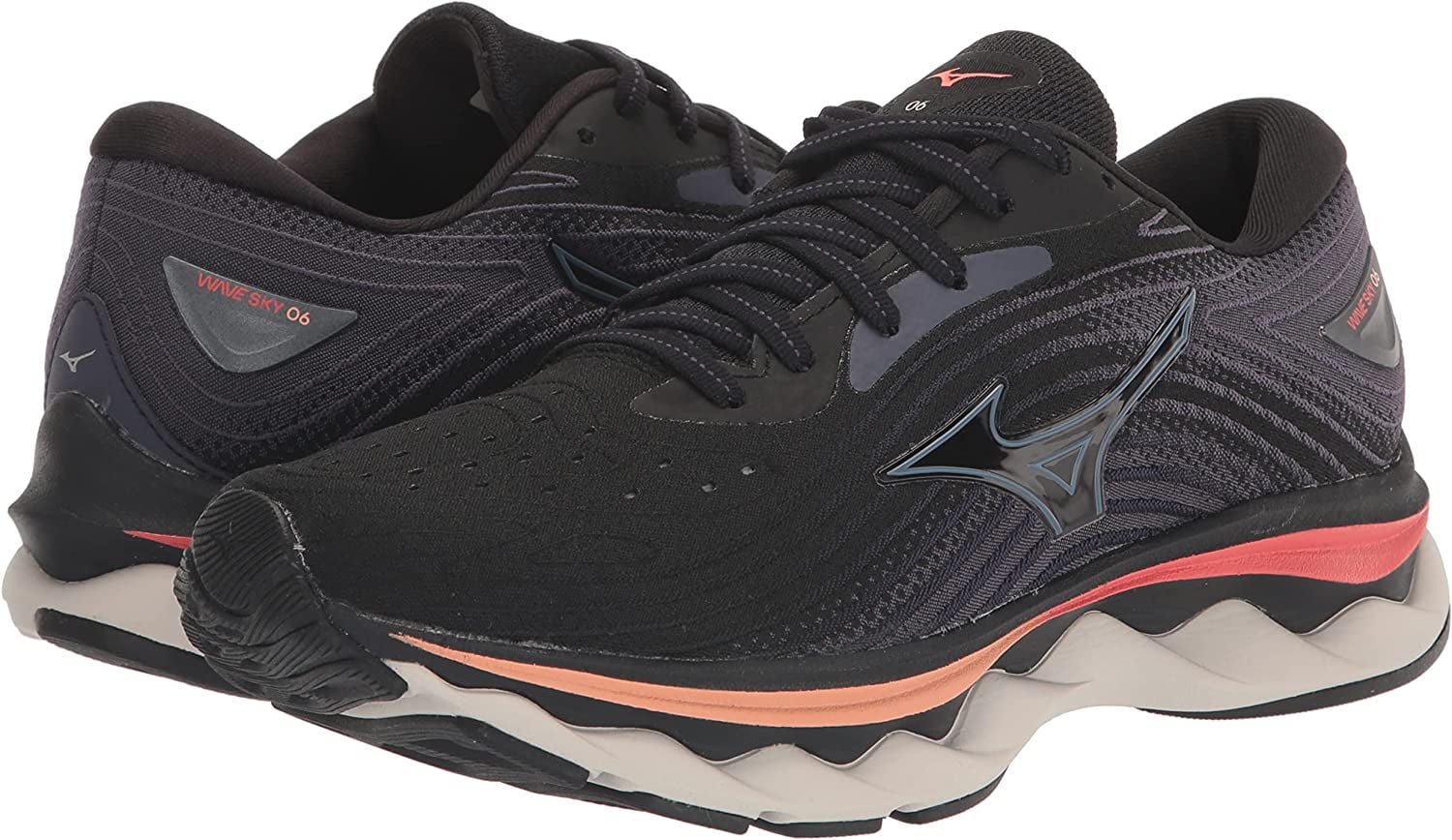Mizuno Women's Wave Sky 6 Running Shoe, Size 10.5, White