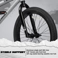 thumbnail image 5 of cubsala 20 Inch BMX Race Bike Trident Bicycles Beginner-Level to Advanced Riders with 2 Pegs Trick Cycling and Professional Riding, Gray, 5 of 7