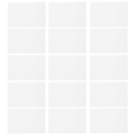 Transparent PVC Credit Card Holder for ID Business Cards Ultrathin and Portable 50pcs