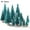 1#, variant on Bueautybox Mini Assorted Pine Trees Brush Trees Mini Garden Miniature Ornaments for Christmas Village Decoration Ornaments Winter Decor