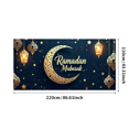 thumbnail image 3 of Ramadan Mubarak Banner Islamic Eid Decoration Backdrop Home Party Decor Lantern Display Celebration Festive Arabic Style Background Blessed Ramadan Wishes, 3 of 4