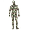 thumbnail image 2 of Charades Costumes Adults Mens Womens Army Camouflage Print Bodysuit Costume Small 36-38, 2 of 3