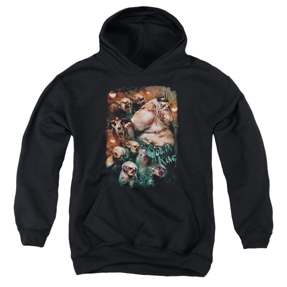 The Hobbit Goblin King Youth Pullover Hoodie Sweatshirt Black