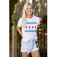 thumbnail image 3 of Illinois State Shape Pennant Flag Plus Size Crewneck Graphic Tee Shirt Brisco Brands 2X, 3 of 4