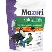Mazuri | Softbill Diet for Iron-Sensitive Birds | 2 Pound (2 LB) Bag