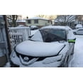 thumbnail image 3 of Windshield Snow Cover, Ice Removal Visor Protector 58" X 32" with Mirror Cover Winter Summer Auto Shade (Best for Sedan), 3 of 7