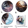 thumbnail image 3 of Designart "Brown Bear in the Woods" Animals Framed Wall Art Decor - Modern Brown Bear Bedroom Framed Canvas Wall Art, 3 of 6