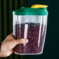 thumbnail image 6 of Airtight Dry Food Storage Container W/ Measured Pour Spout | Clear Pantry Cereal Flour Rice Grain Dispenser Canister for Kitchen & Restaurant, PRYESS, 6 of 7