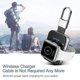 thumbnail image 1 of Cargador inalámbrico portátil para Apple Watch, banco de energía externo con llavero, cargador de reloj para negocios, viajes, negro LingWen 8390612347948, 1 of 1