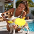 thumbnail image 4 of Dog Life Jacket with Chin Float (Duck Yellow) | High Buoyancy Dog Swimming Vest with Rescue Handle & Reflective Stripes, Adjustable, Tear Resistant for Small and Large Dogs, 4 of 6