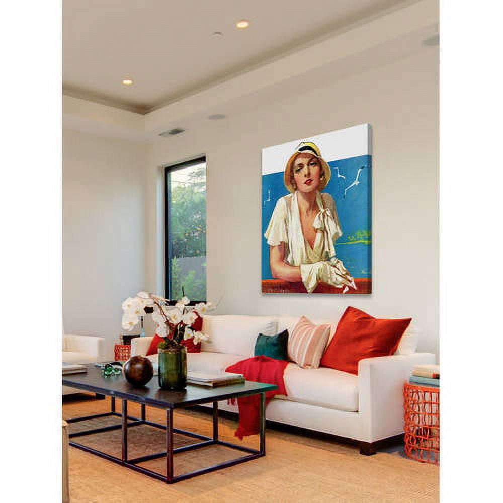 Marmont Hill - "Enjoying the View" Painting Print on Wrapped Canvas